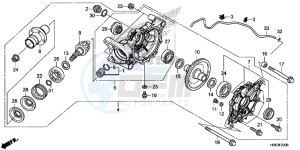 TRX500FM6H Europe Direct - (ED) drawing REAR FINAL GEAR