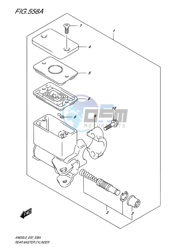 REAR MASTER CYLINDER