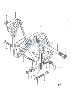 DT 140 drawing Clamp Bracket (1983)