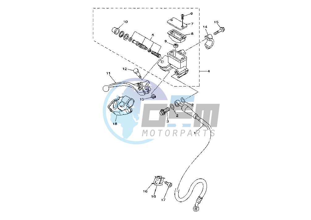 FRONT MASTER CYLINDER