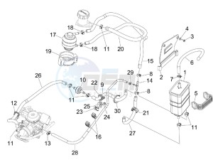 LX 150 4T USA drawing Anti-percolation system