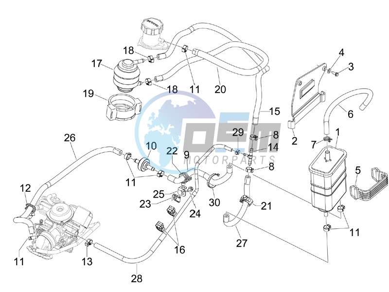 Anti-percolation system