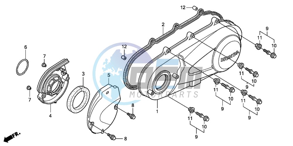 LEFT CRANKCASE COVER