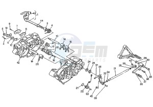 MITO EVOL.125 drawing GEAR CHANGE MECHANISM