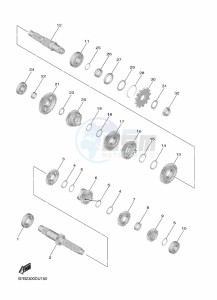 YZ250F (B7BS) drawing TRANSMISSION