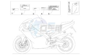 RS 250 drawing Plate set and decal