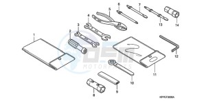 CBR125RW9 France - (F / CMF) drawing TOOL