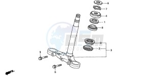 CBF1000 drawing STEERING STEM