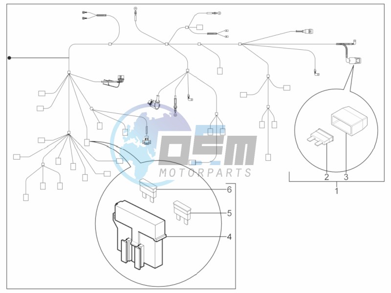 Main cable harness