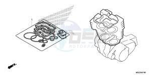 CBR500RD CBR500R UK - (E) drawing GASKET KIT A