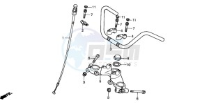 CM125C drawing HANDLE PIPE/TOP BRIDGE