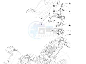 ETV 1200 Caponord Rally (EMEA, APAC) drawing Luggage rack