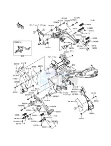 ER-6F EX650EEF XX (EU ME A(FRICA) drawing Footrests