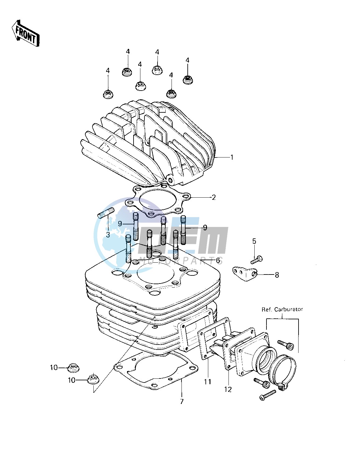 CYLINDER HEAD_CYLINDER_REED VALVE