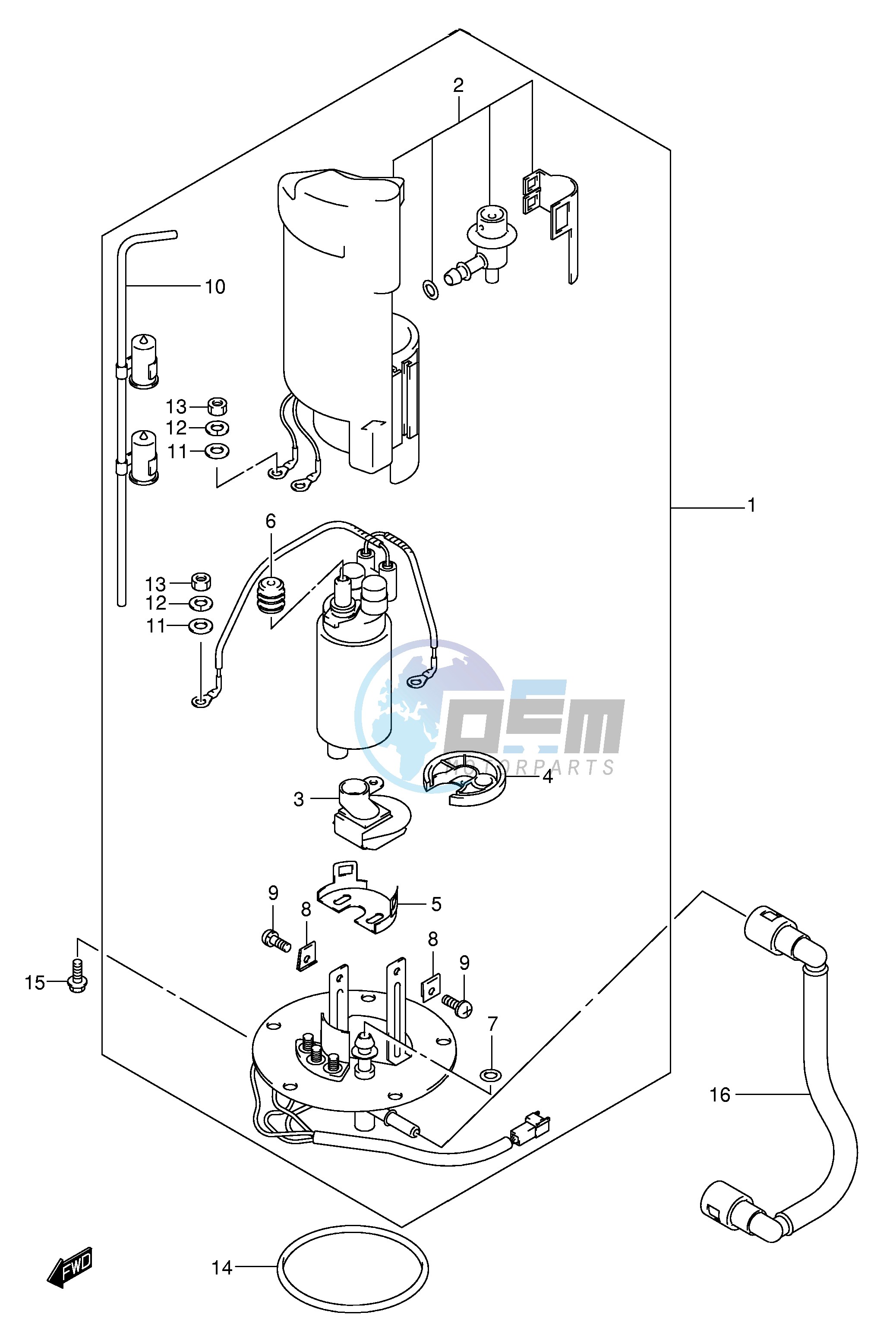 FUEL PUMP (MODEL K1)