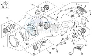 Mojito custom 50 2t (eng. piaggio) drawing Lights