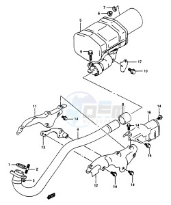 LT-F250 1997 drawing MUFFLER