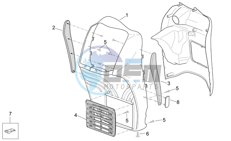 Front body - Front shield