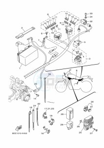 XSR700 MTM690 (BEE1) drawing ELECTRICAL 1