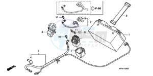 CB1000R9 UK - (E / MPH) drawing BATTERY