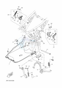 YP125RA XMAX 125 ABS (B9Y1) drawing WINDSHIELD