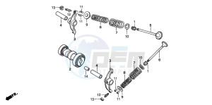 C90 drawing CAMSHAFT/VALVE