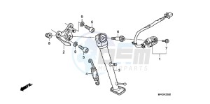 CB600FC drawing STAND