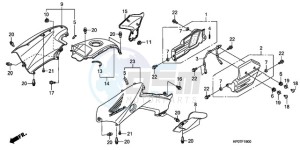 TRX500FMA Australia - (U) drawing BODY COVER