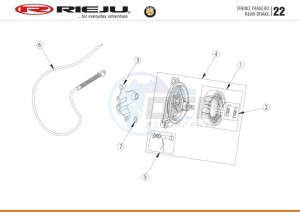 BYE-BIKE-EURO4-RED 50 drawing REAR BRAKE