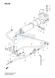 SV650 (E3-E28) drawing EVAP SYSTEM (E33)