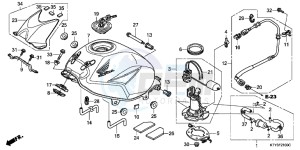 CBR125RSC drawing FUEL TANK