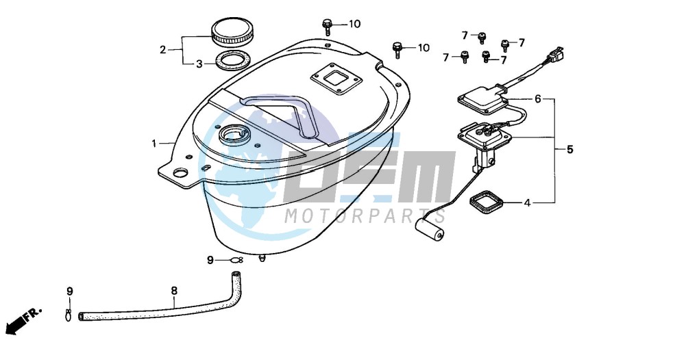 FUEL TANK (C50SP/C50ST)