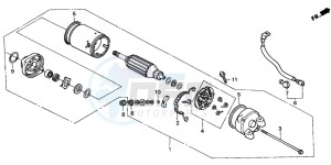 VT750CD3 drawing STARTING MOTOR