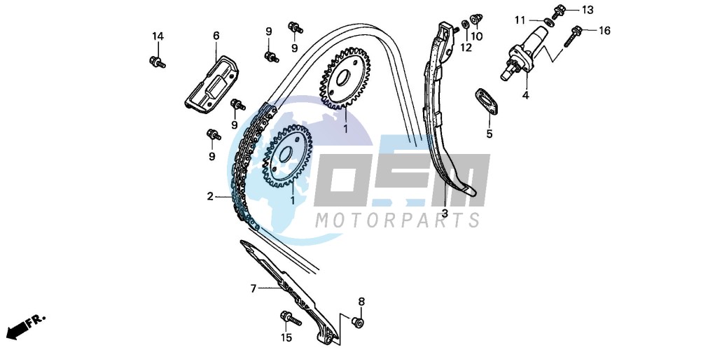 CAM CHAIN/TENSIONER