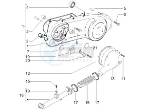 Runner 50 Pure Jet Race (CH) CH drawing Crankcase cover - Crankcase cooling