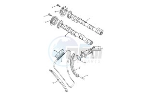 YZF R 6 600 drawing CAMSHAFT – CHAIN