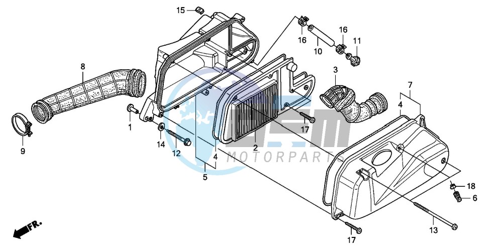 AIR CLEANER (FES1253-5)(FES1503-5)