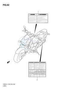 VZ800 (E3-E28) MARAUDER drawing LABEL (VZ800L1 E28)