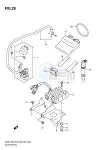 GSX1250FA (E28-E33) drawing ELECTRICAL