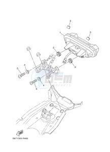 MT-10 MTN1000 (B67S) drawing TAILLIGHT