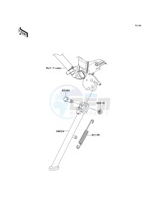 KLX 250 W [KLX250SF] (W9F) W9F drawing STAND-- S- -