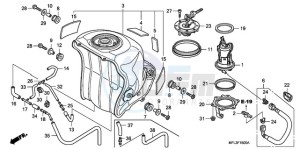 CBR1000RR9 Korea - (KO / MME SPC) drawing FUEL TANK/FUEL PUMP