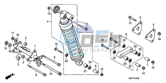 REAR CUSHION (XL1000V)