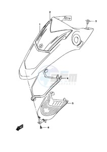 LT-Z50 drawing CENTER FENDER