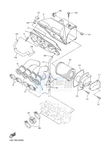 FJR1300A FJR1300-A FJR1300A ABS (B888) drawing INTAKE