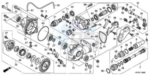 NC750DH NC750D ED drawing RIGHT CRANKCASE COVER