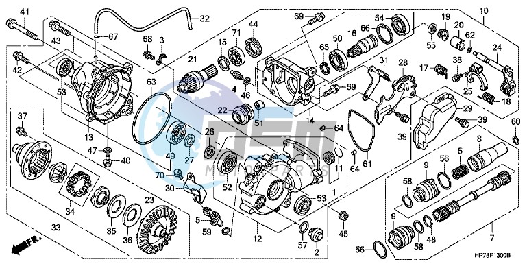 RIGHT CRANKCASE COVER