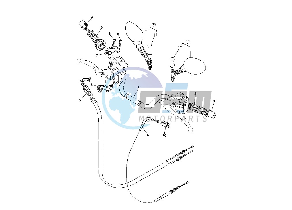 STEERING HANDLE- CABLE