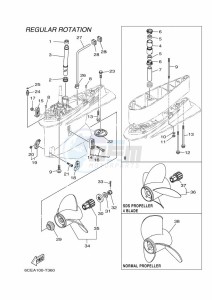 F250DET drawing PROPELLER-HOUSING-AND-TRANSMISSION-2