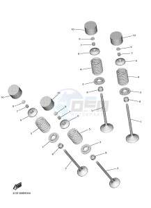 YZF-R6 YZF600 R6 (BN66) drawing VALVE